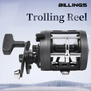 BILLINGS Trolling Drum Fishing Reels
