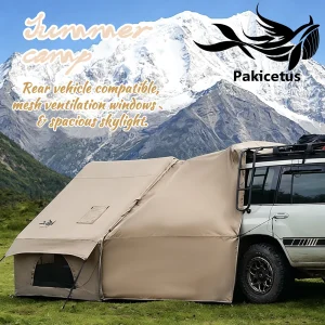 PAKICETUS 4-6 Person Quick Setup Inflatable Camping Tent