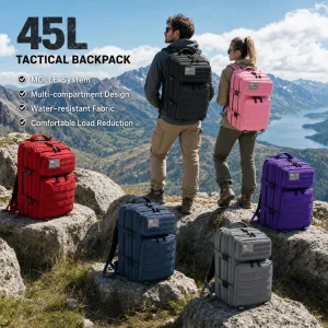 45L Tactical Travel Backpack Molle