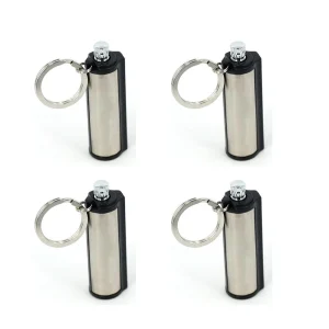 4 PCs Permanent Match Keychain Emergency Lighter