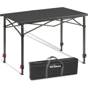 Portable Outdoor Adjustable Height Camping Table